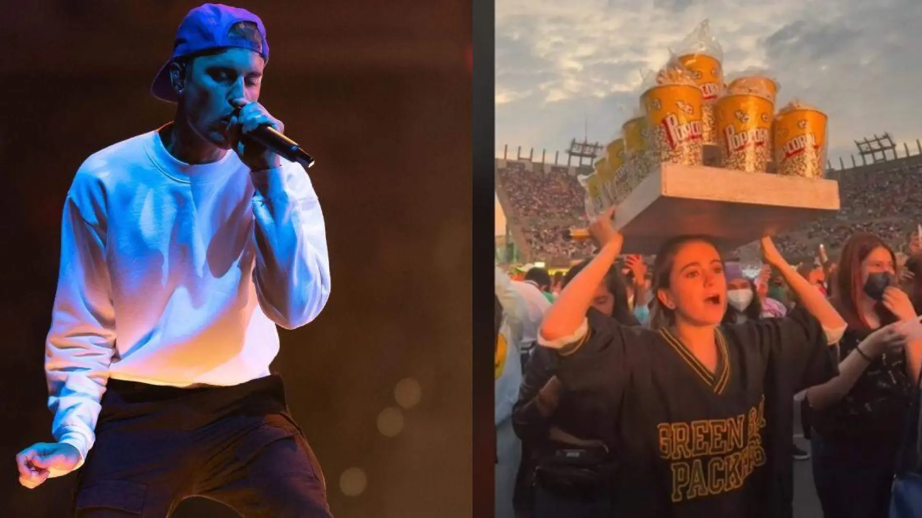 Fan de Justin Bieber finge ser vendedora de palomitas para llegar a la sección platino